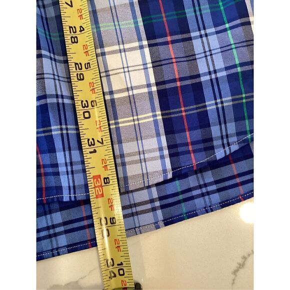 Ralph Lauren Performance Long Sleeve Button Up Sz 2XB Plaid Blue - Picture 8 of 8